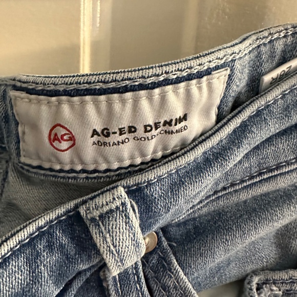 Women’s AG Distressed Denim Super Skinny Ankle Jeans - Size 28 - Picture 3 of 9